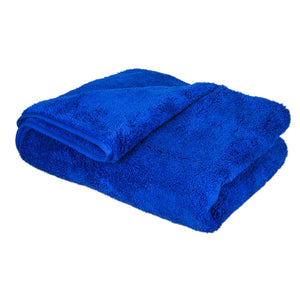 Plush Blue Blazing Microfiber Drying Towel 36in x 25in